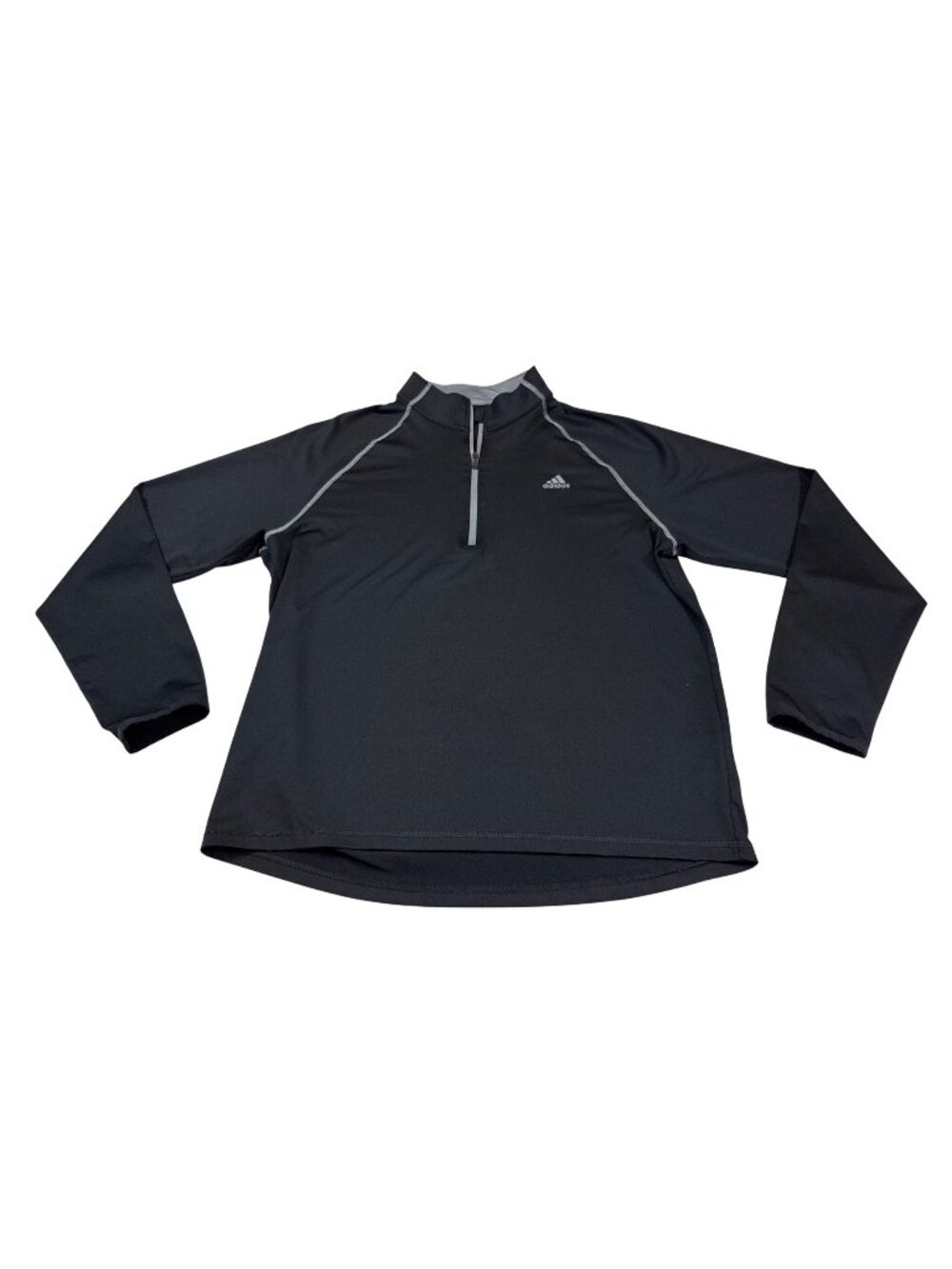 Adidas Golf Gray 1/4 Zip Pullover Mens M Long Sleeve Activewear Shirt (NN517)